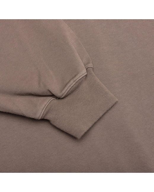 Rick Owens Brown Tommy Drawstring Hoodie for men