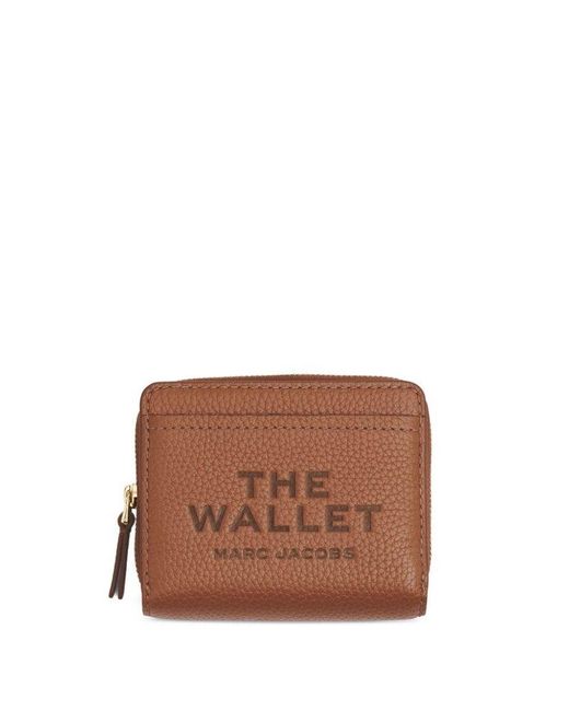 Marc Jacobs Brown The Mini Compact Wallet Accessories