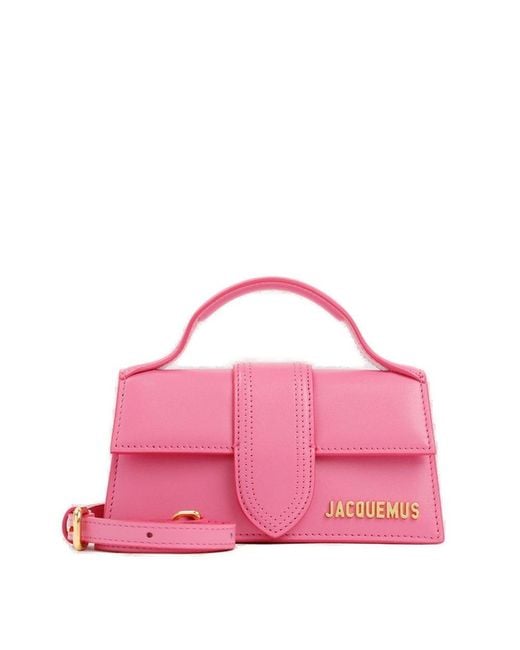 Jacquemus Le Bambino Mini Leather Tote Bag in Pink | Lyst