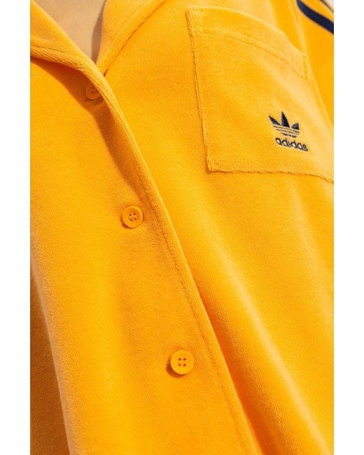 Adidas Originals Yellow Shirt With Logo