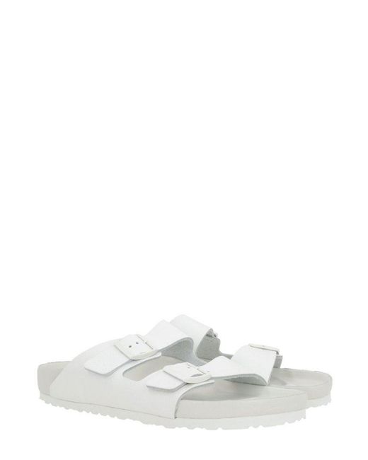 Birkenstock White Arizona Open Toe Sandals