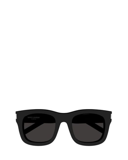 Saint Laurent Black Square-frame Sunglasses