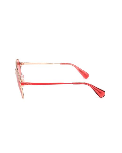 MAX&Co. Pink Oval Frame Sunglasses