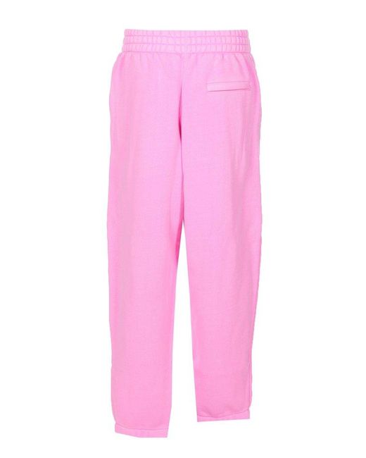alexanderwang puff logo sweatpants in terry SOFT CANDY PINK