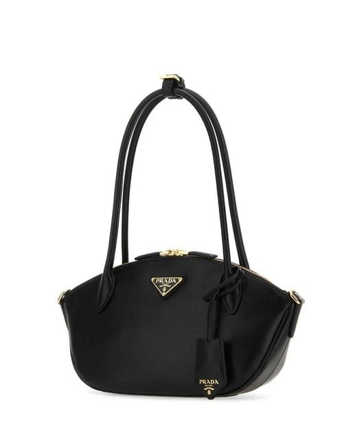 Prada Black Leather Small Handbag