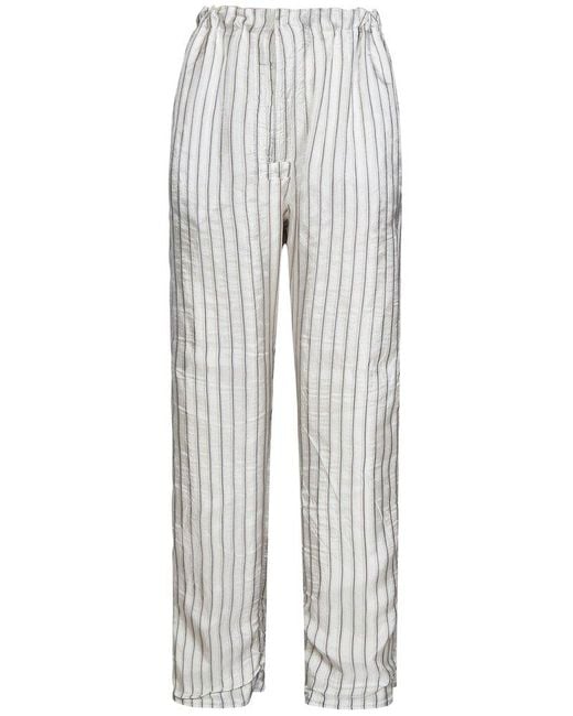 Maison Margiela Gray Fluid Wide-leg Reversible Drawstring Trousers for men
