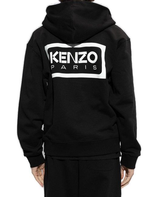 KENZO Black Sweatpants With Logo for men