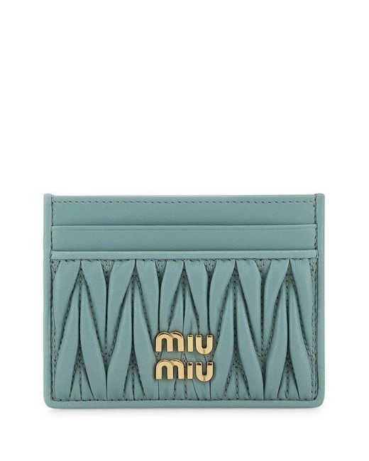 Miu Miu Blue Cardcases