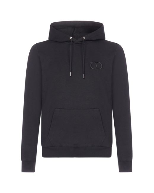 Dior Black Cd Icon Hooded Sweatshirt for men