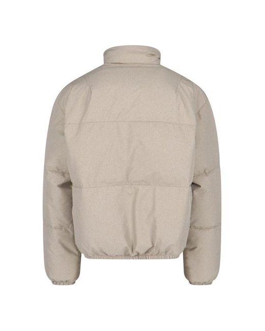 Our Legacy Natural Quilted Padded High-Neck Puffa Jacket for men
