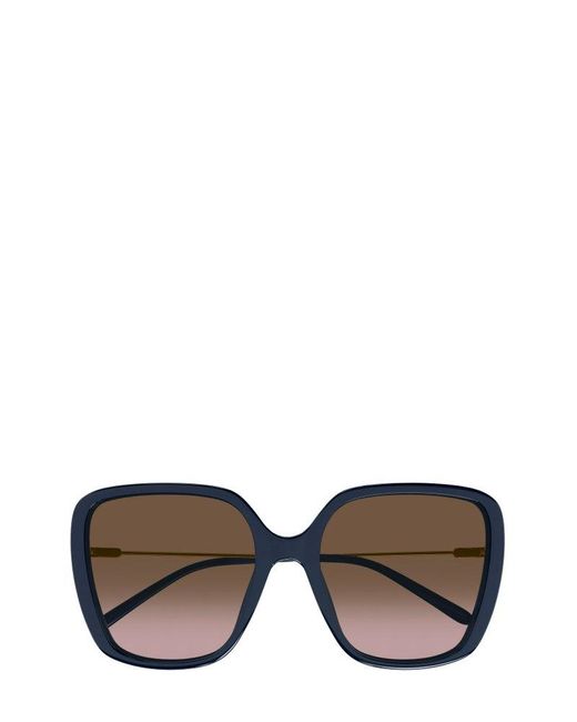 Chloé Gray Butterfly-frame Sunglasses