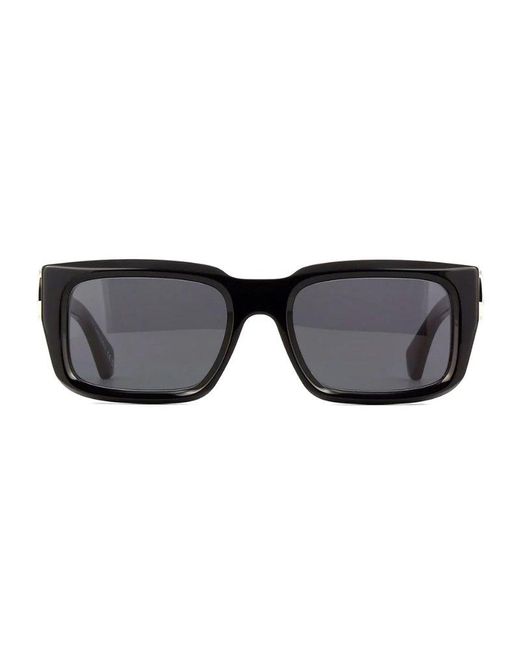 Off-White c/o Virgil Abloh Black Rectangular Frame Sunglasses
