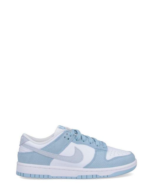 Nike Blue Dunk Low Lace-Up Sneakers