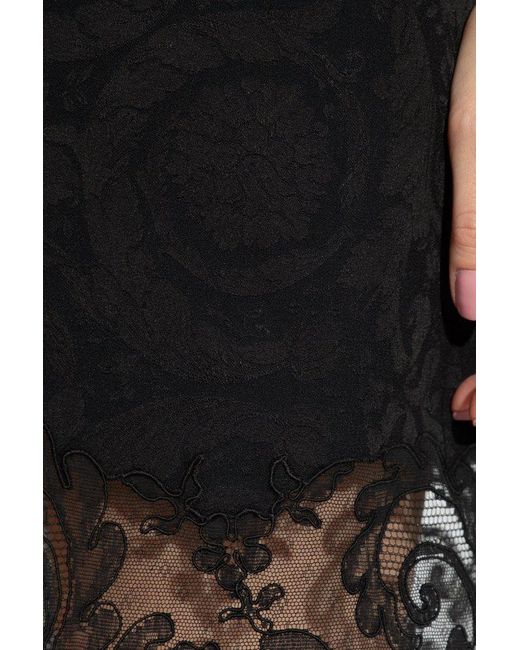 Versace Black Barocco Dress,