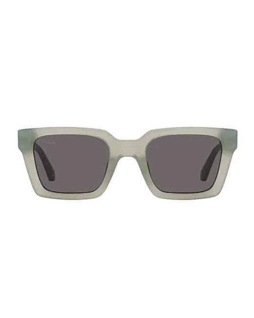 Off-White c/o Virgil Abloh Gray Off- Square Frame Sunglasses