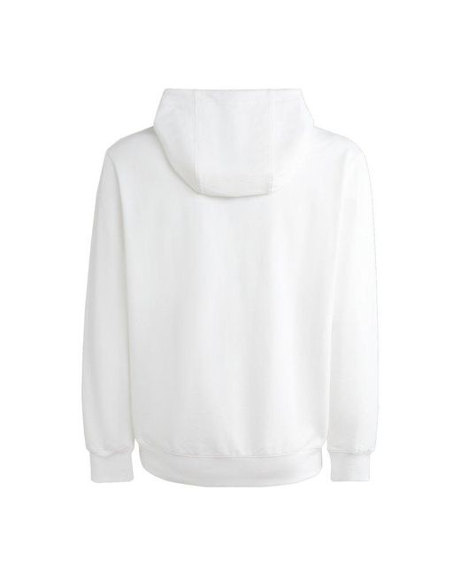 C P Company White Sweat Hooded for men