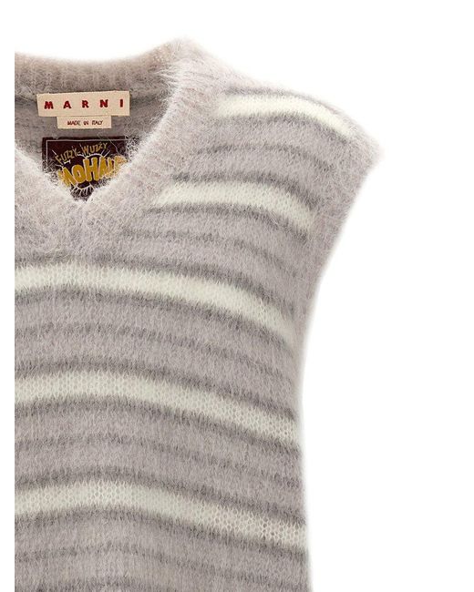 Marni Gray 'Fuzzy Wuzzy' Vest for men