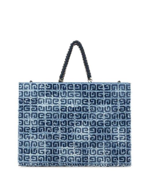 Givenchy Blue G-Tote Medium Bag