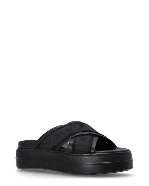 Hogan Black Skyscraper Sandals