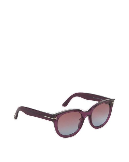 Tom Ford Purple Cat-eye Sunglasses