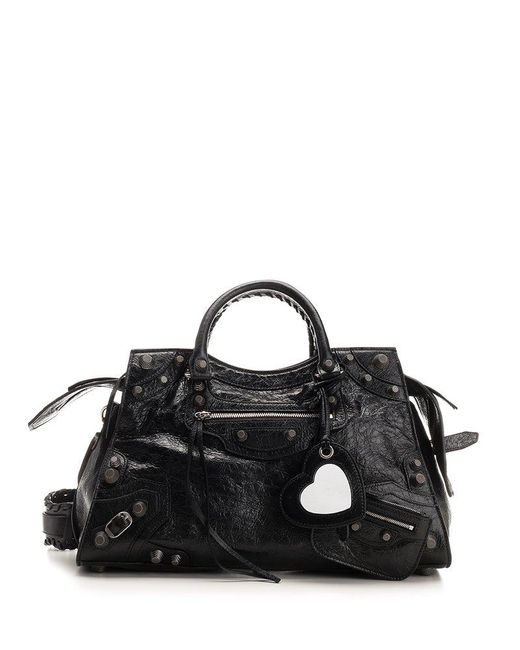 Balenciaga Black Neo Cagole City Handbag