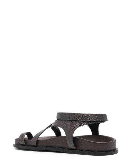 A.Emery Black Jalen Slim Sandals