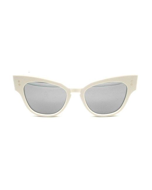 Thom Browne Cateye Frame Sunglasses in White Lyst UK