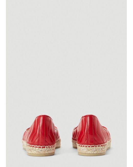 gucci red espadrilles