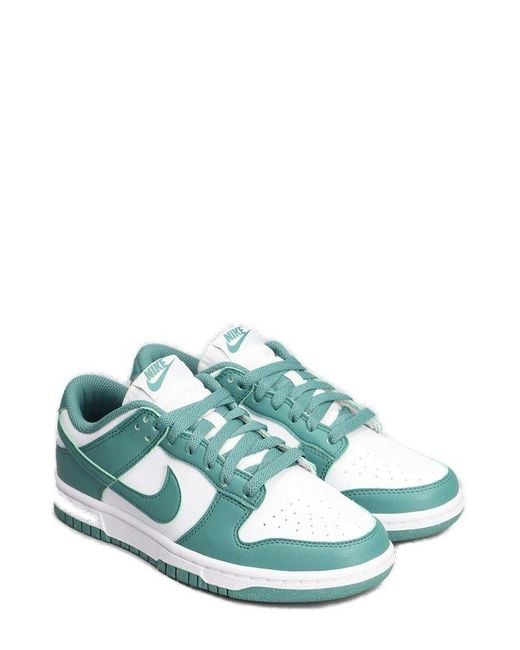Nike Green Dunk Low Next Nature Lace-Up Sneakers