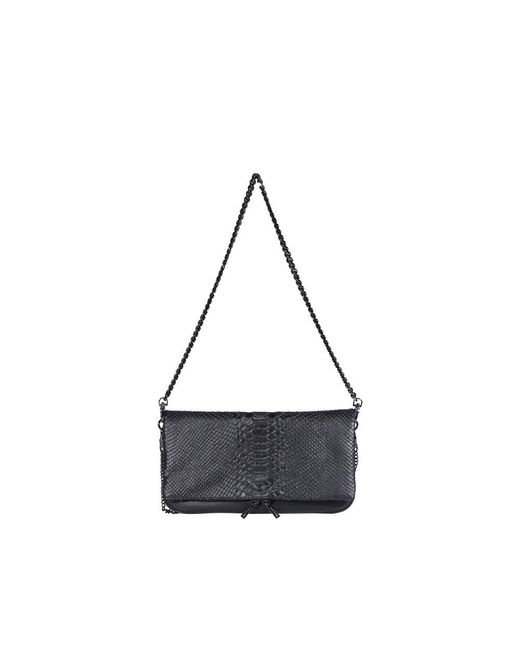 Zadig & Voltaire Rock Savage Clutch Bag in Black | Lyst