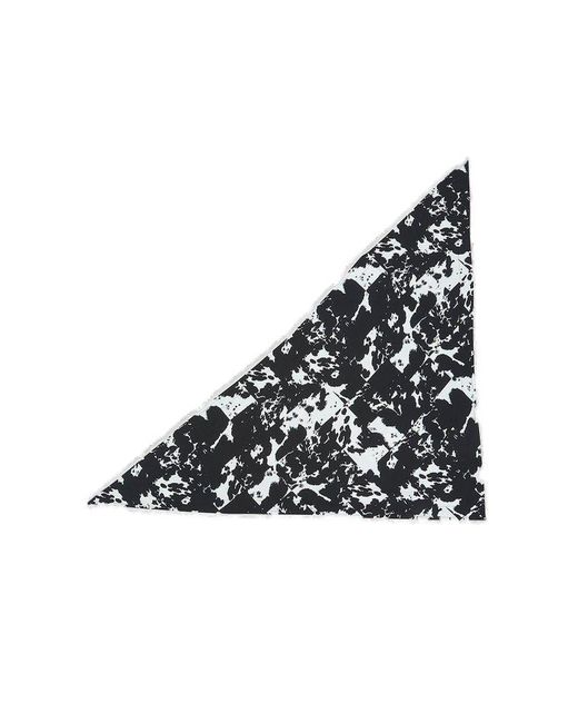 Rodebjer White Abstract-Printed Rectangle Shape Scarf
