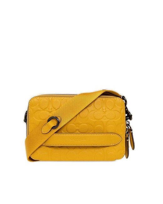 COACH Shoulder Bag in Yellow for Men | Lyst Canada