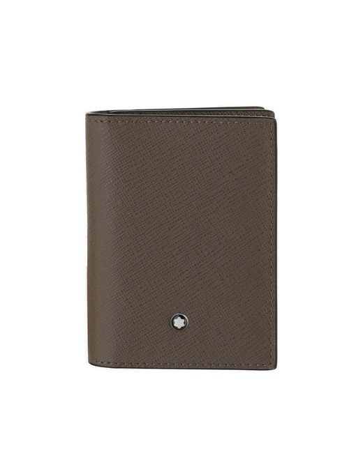 Montblanc Brown Card Holder 4 Compartments Sartorial for men