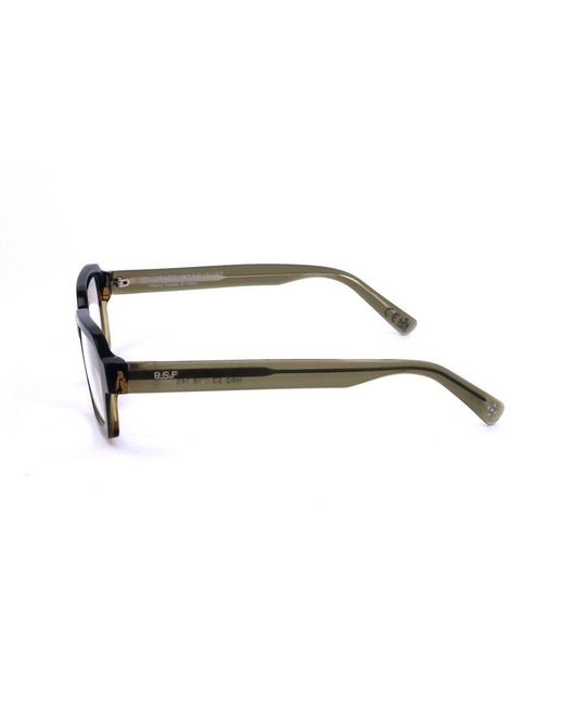 Retrosuperfuture Black Rectangular Frame Glasses