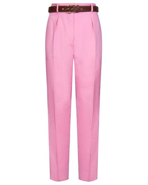 Max Mara Studio Pink Dolores Trousers