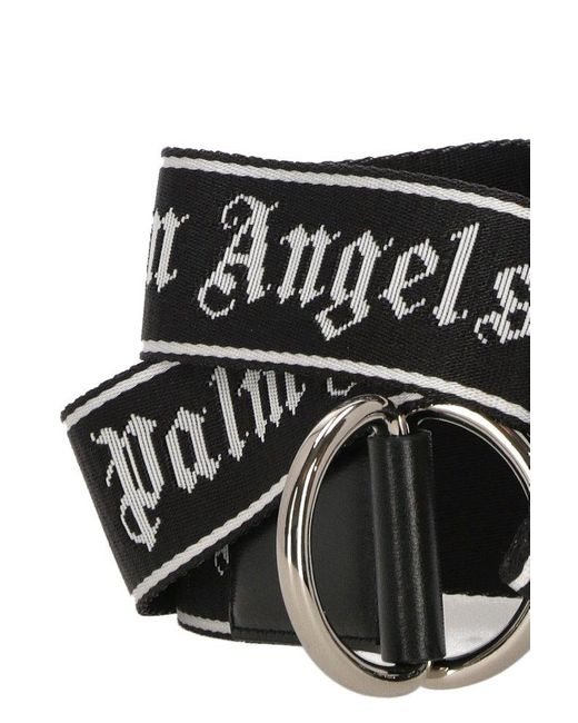 Palm Angels Cintura Con Nastro Con Logo in Black for Men | Lyst