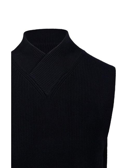 Studio Nicholson Black Sleeveless Jacket