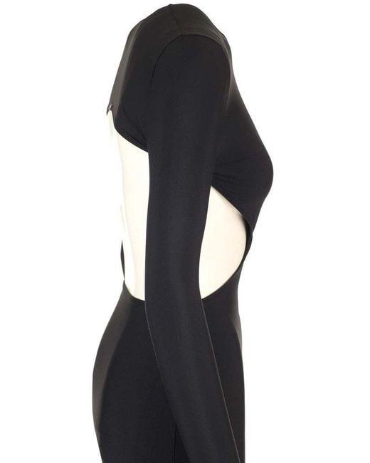 Balenciaga Black Cut-out Maxi Dress
