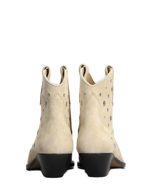 Isabel Marant White Dewina Boots