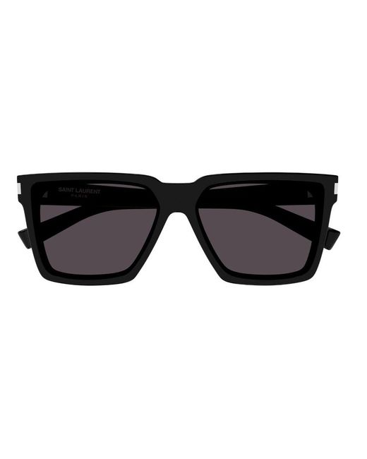 Saint Laurent Black Square Frame Sunglasses