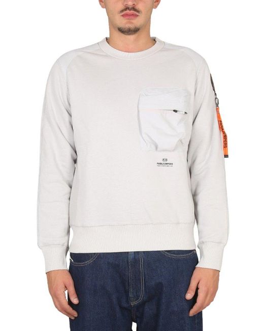 Parajumper sweatshirt white hot sale