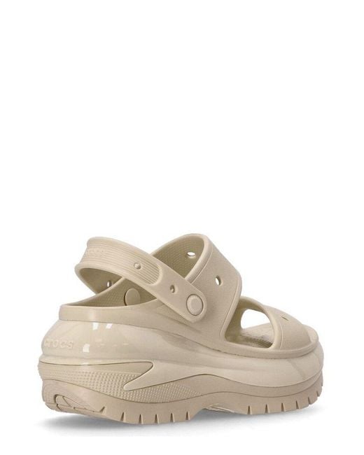 CROCSTM Natural Mega Crush Sandals