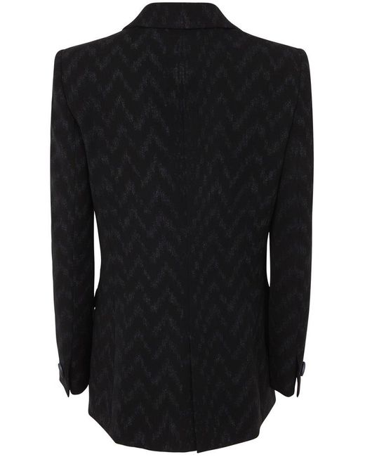 Giorgio Armani Black Single Breasted Blazer