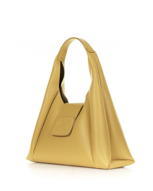 Hogan Metallic H-bag Medium Tote Bag