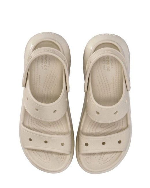 CROCSTM Natural Mega Crush Sandals