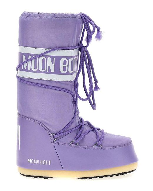 Moon Boot Purple 'icon' Boots
