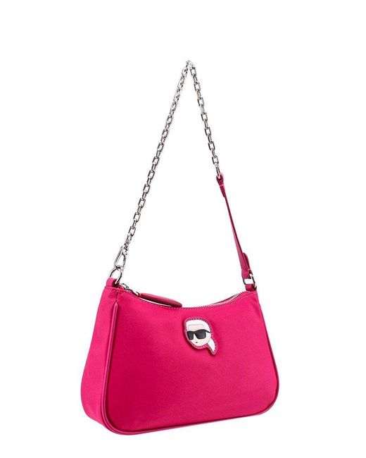 Karl Lagerfeld Pink Shoulder Bag