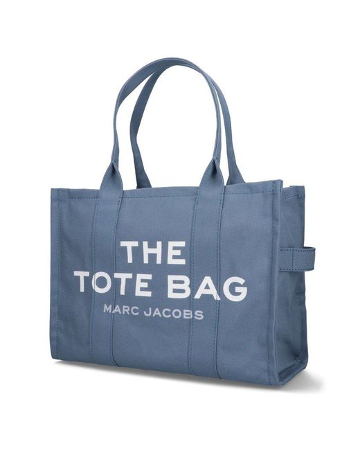 Marc Jacobs Blue The Large Canvas Tote Bag