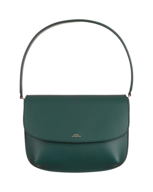 A.P.C. Green Sarah Shoulder Bag