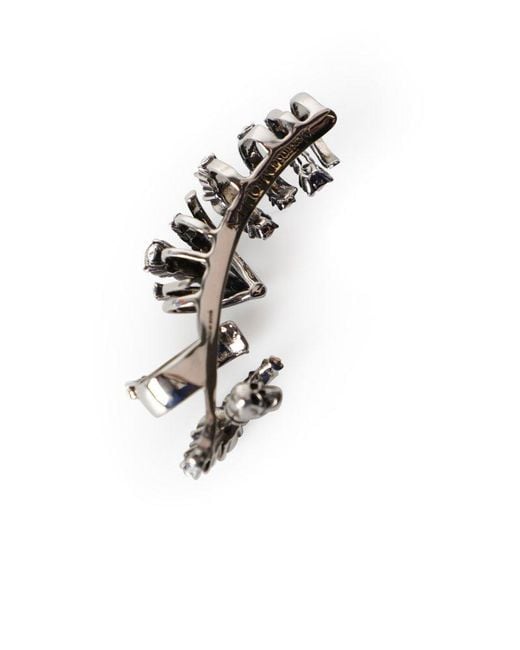 Alexander McQueen Metallic Embellished Ear Cuffs
